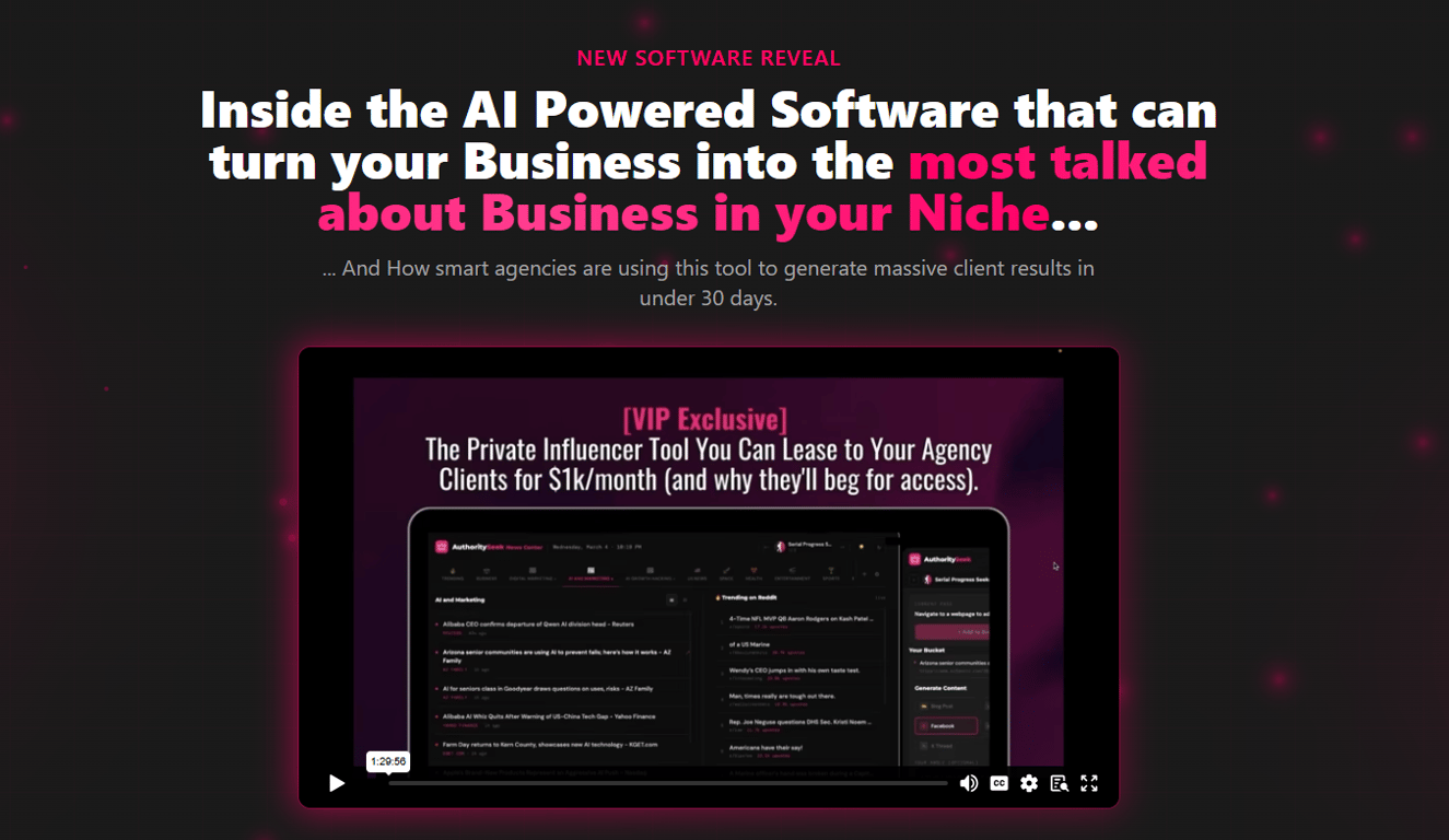 authorityseek-agency-ben-adkins-program-homepage-dashboard-interface