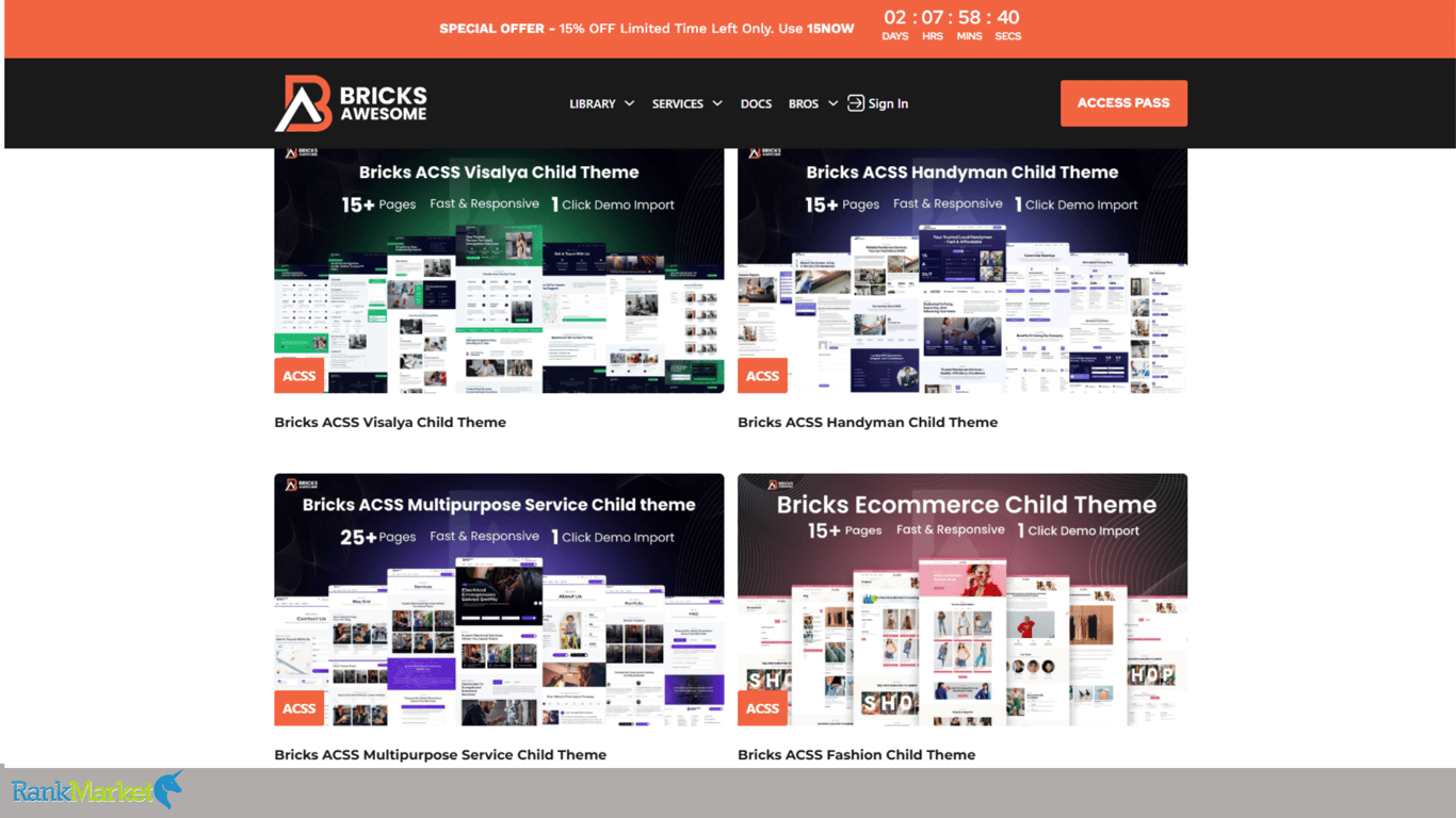Bricks-Awesome-Wireframe-Acss-Optimized-Design