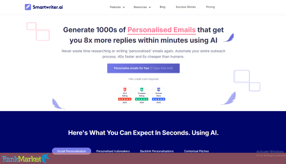 Smartwriter Homepage