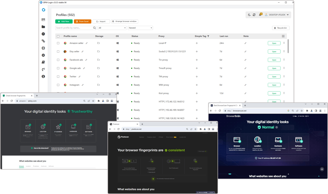 Tính năng GPM-Login