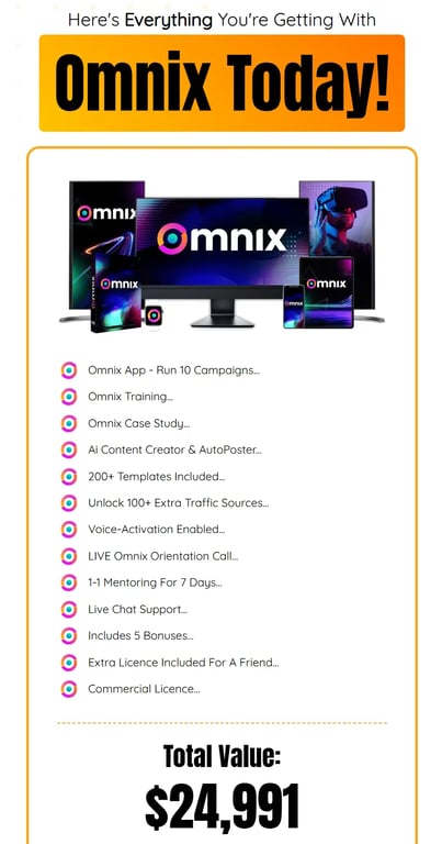 Omnix pricing plans