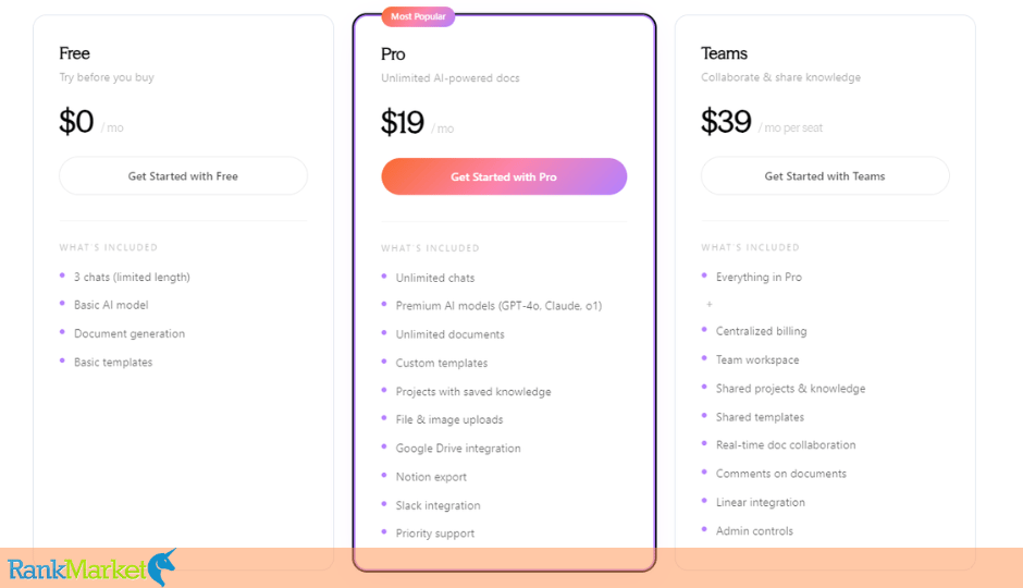 Chatprd Ai Pricing And Subscription Plans