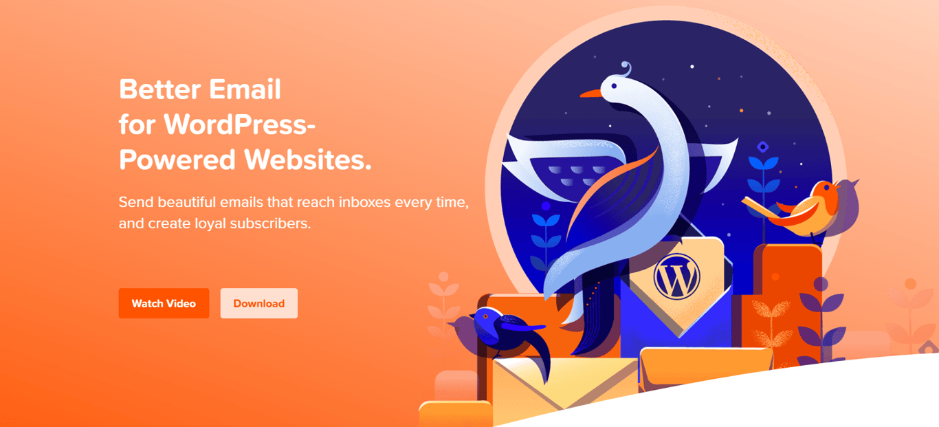 MailPoet interface inside WordPress allowing users to create and send email marketing campaigns directly from the dashboard