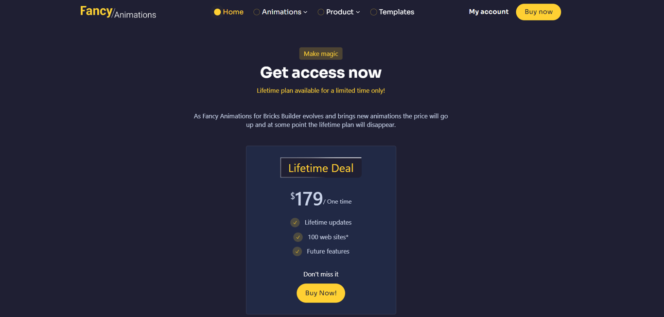 fancy-animations-plugin-pricing-wordpress