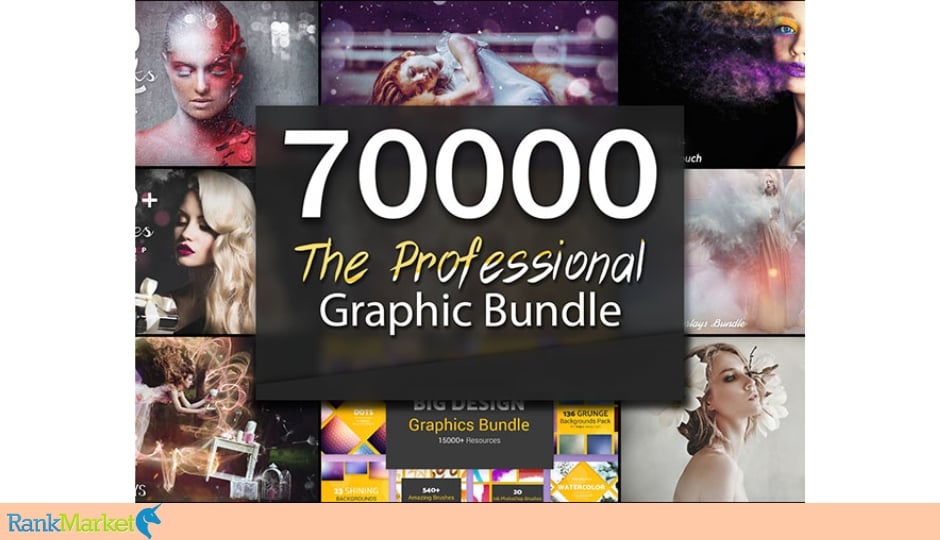 The Professional 70,000+ Graphic Asset Bundle