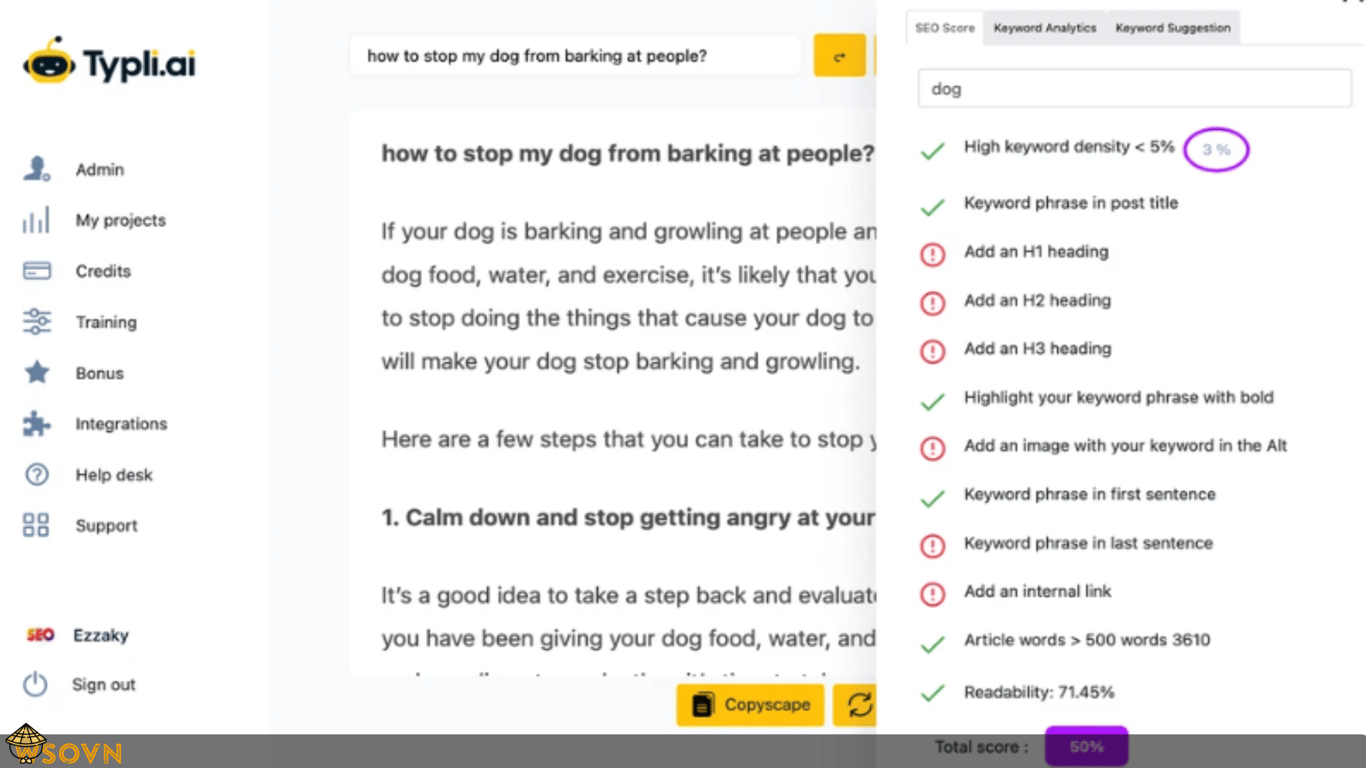 Typli.ai Features