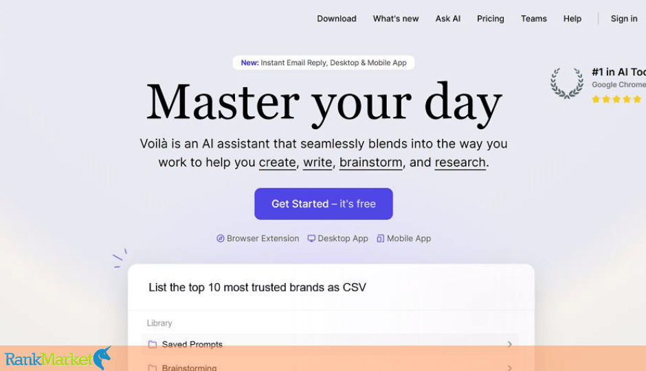 Voila Ai Homepage