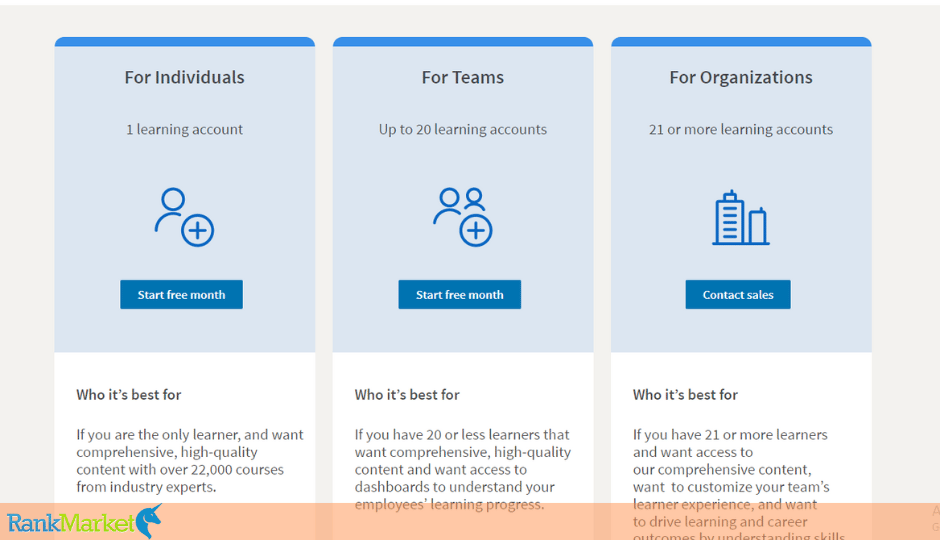 Linkedin Learning Pricing