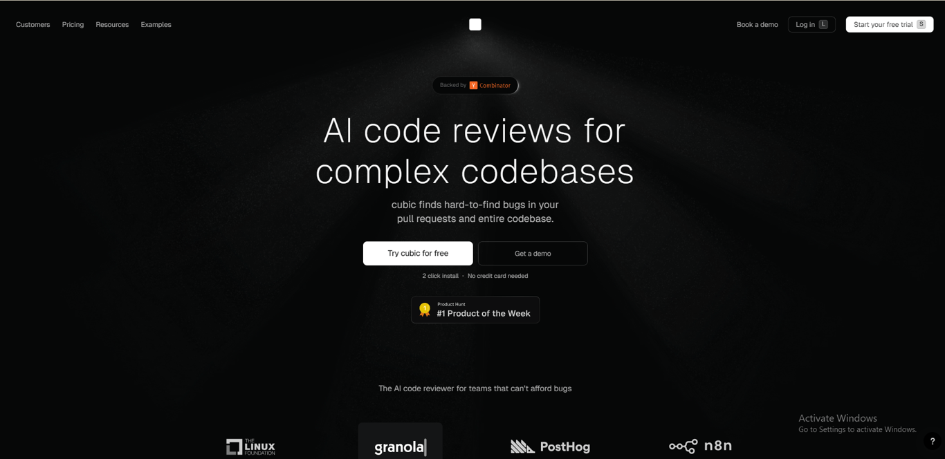 Cubic AI platform interface