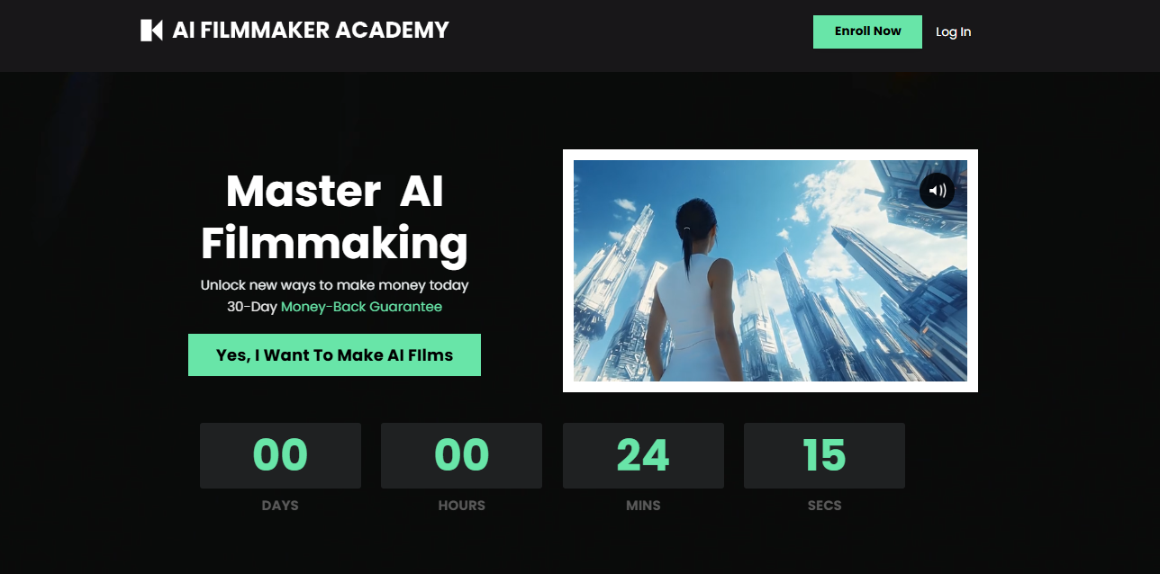 samson-ai-filmmaker-academy-home-page-cinematic-ai-video-production-system-generative-filmmaking-course