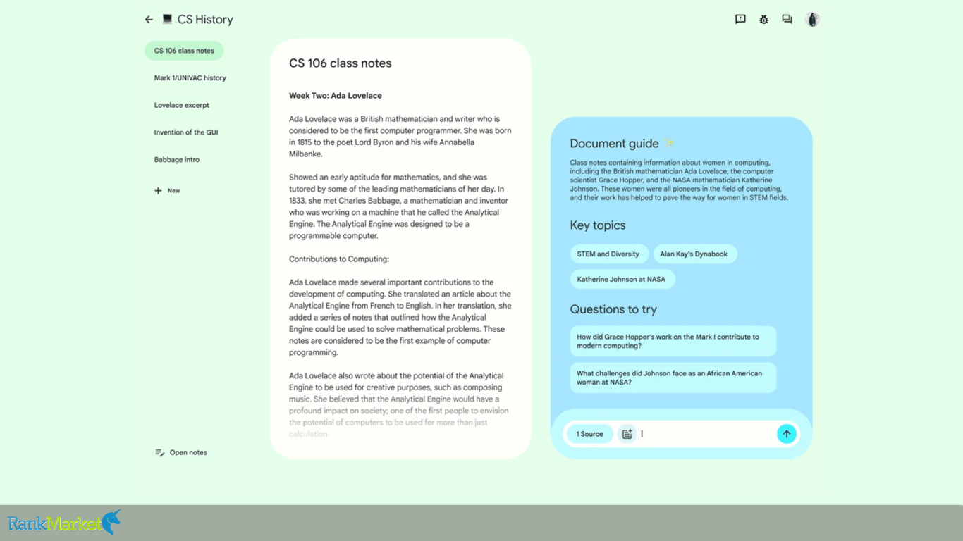 The Main Interface Of Notebooklm Showing The Analyzed And Organized Pdf Documents Into Notebooks