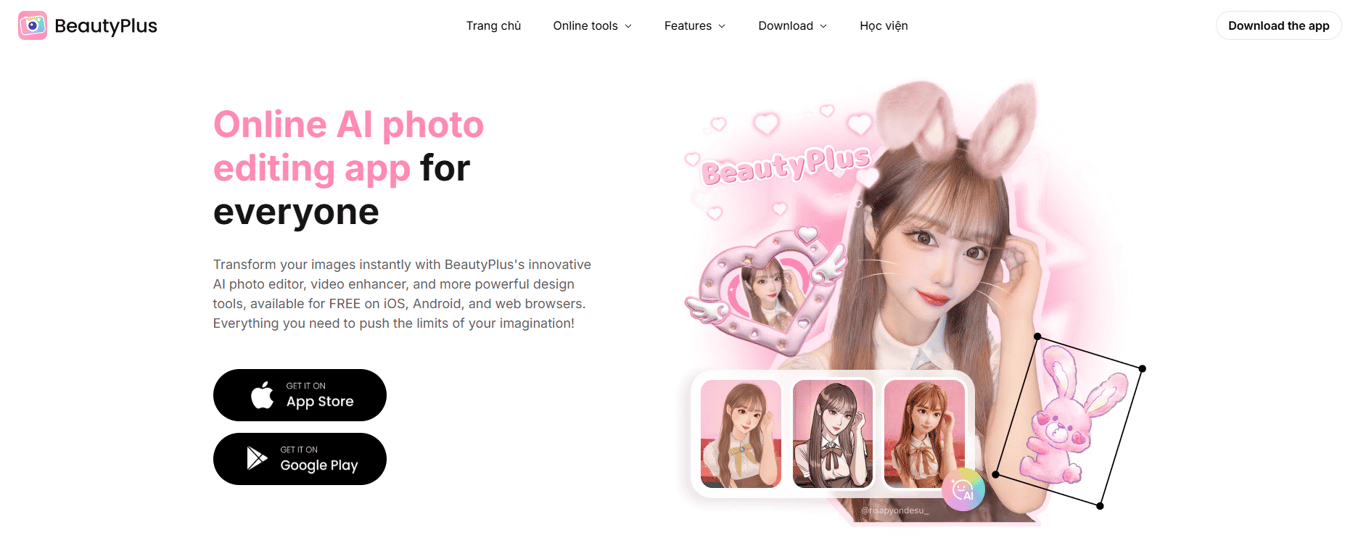 BeautyPlus-home-screen-photo-video-editing-app-AI-simple-interface