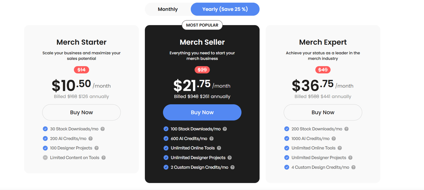 Vexels main dashboard interface showing design categories templates and navigation for print on demand creators