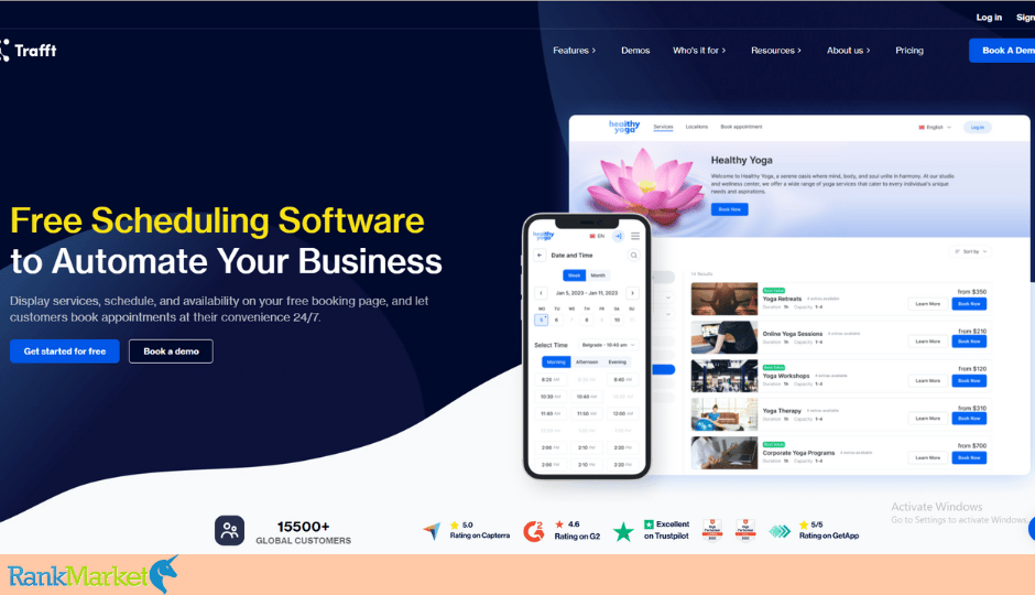 Trafft Homepage
