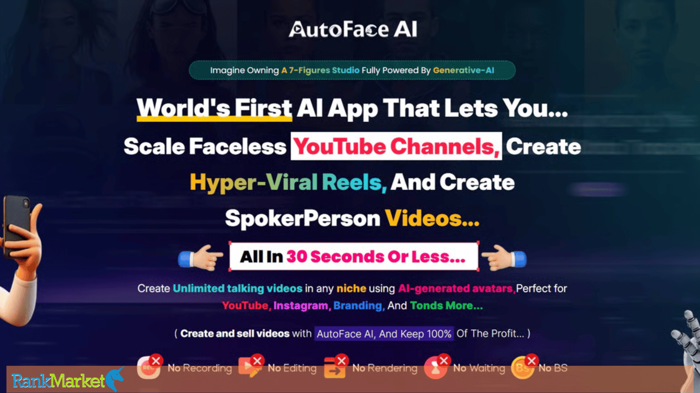 Autoface Ai Homepage