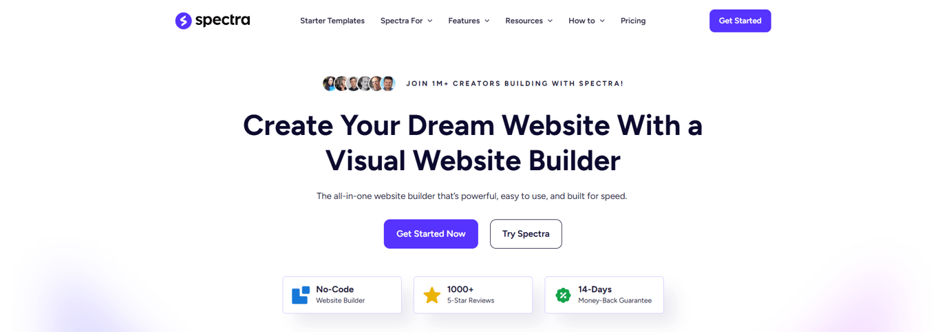 Spectra-Pro-homepage-fast-responsive-customizable