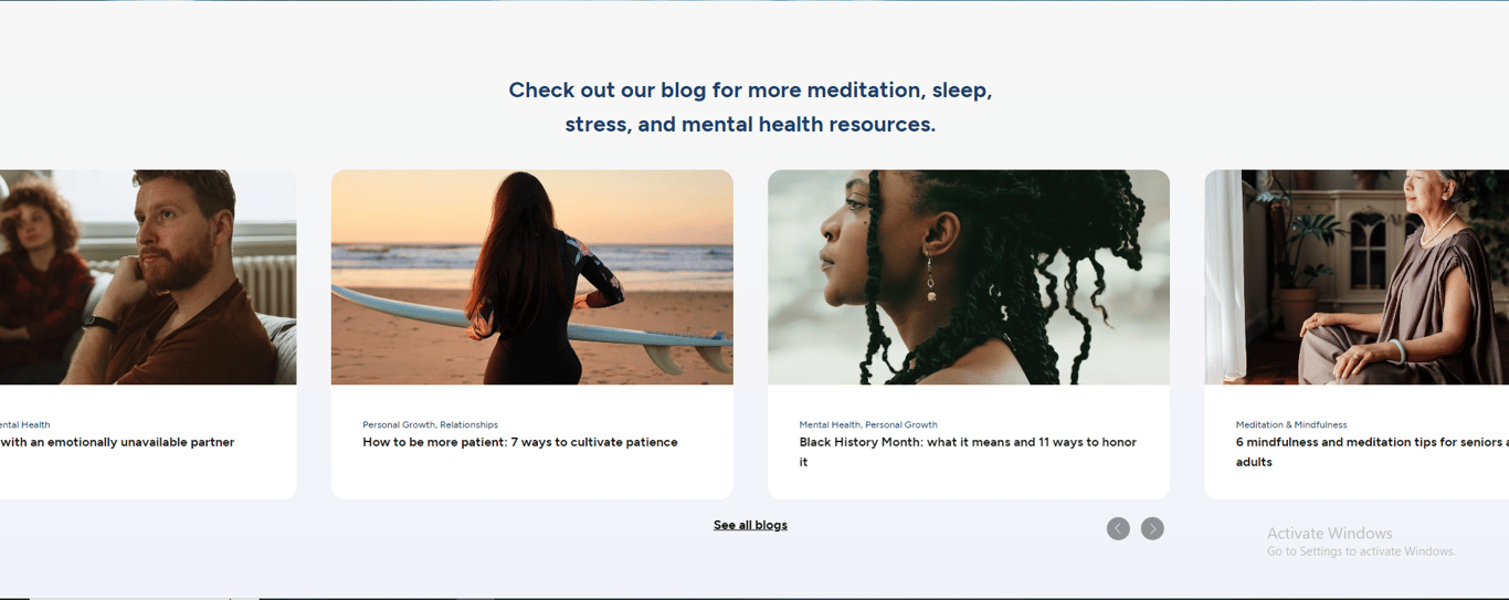 Calm features