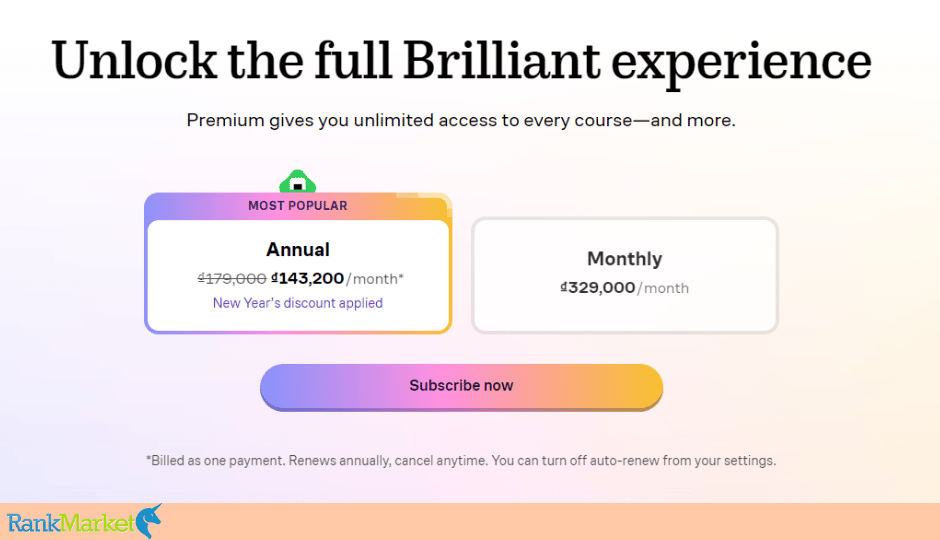 Brilliant Pricing