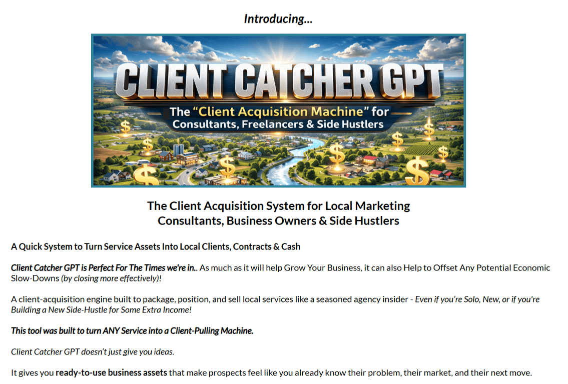 Client-Catcher-GPT-homepage-banner-introducing-the-client-acquisition-machine-for-local-marketing