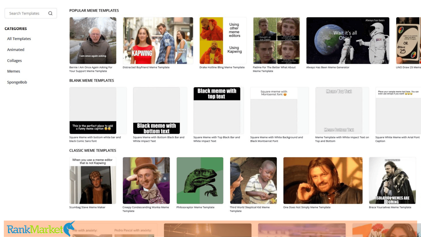 Create Memes Extremely Quickly With The Available Templates On Kapwing
