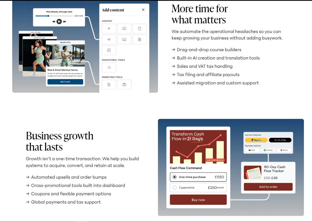 Teachable features
