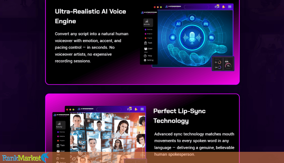 Ai Spokesperson Video Builder + Otos