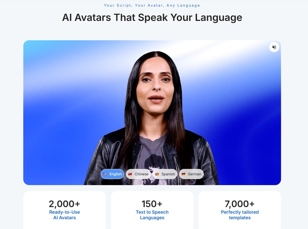 Avatar AI siêu thực với khả năng đồng bộ khẩu hình và giọng nói tự nhiên