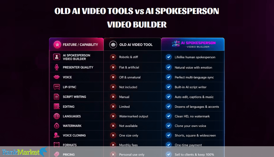 Ai Spokesperson Video Builder + Otos