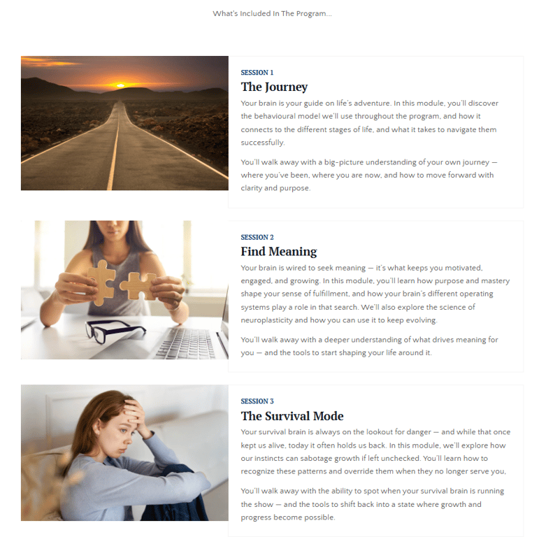 the-brain-academy-program-sessions-covering-the-journey-find-meaning-and-the-survival-mode