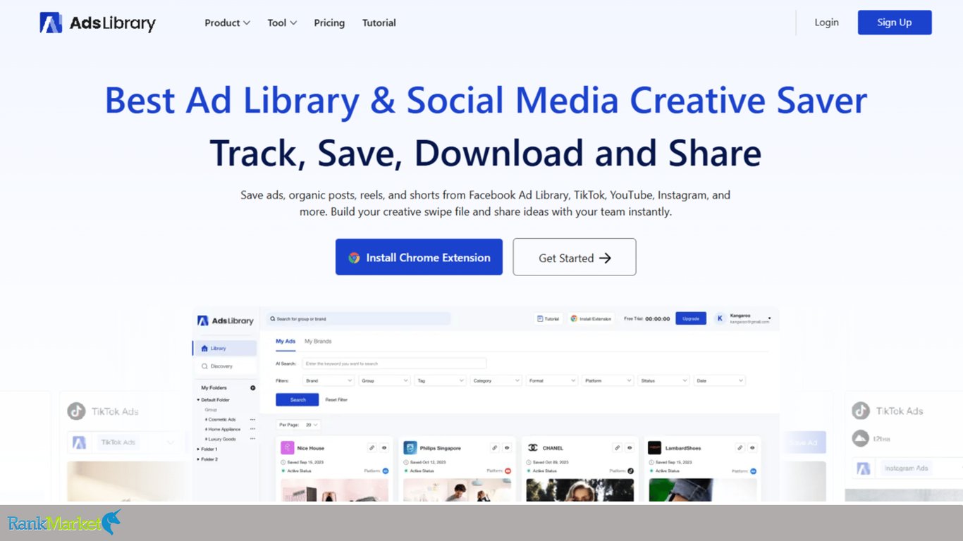 Adslibrary-Cross-Platform-Social-Media-Ad-Spy-And-Creative-Swipe-File-Dashboard