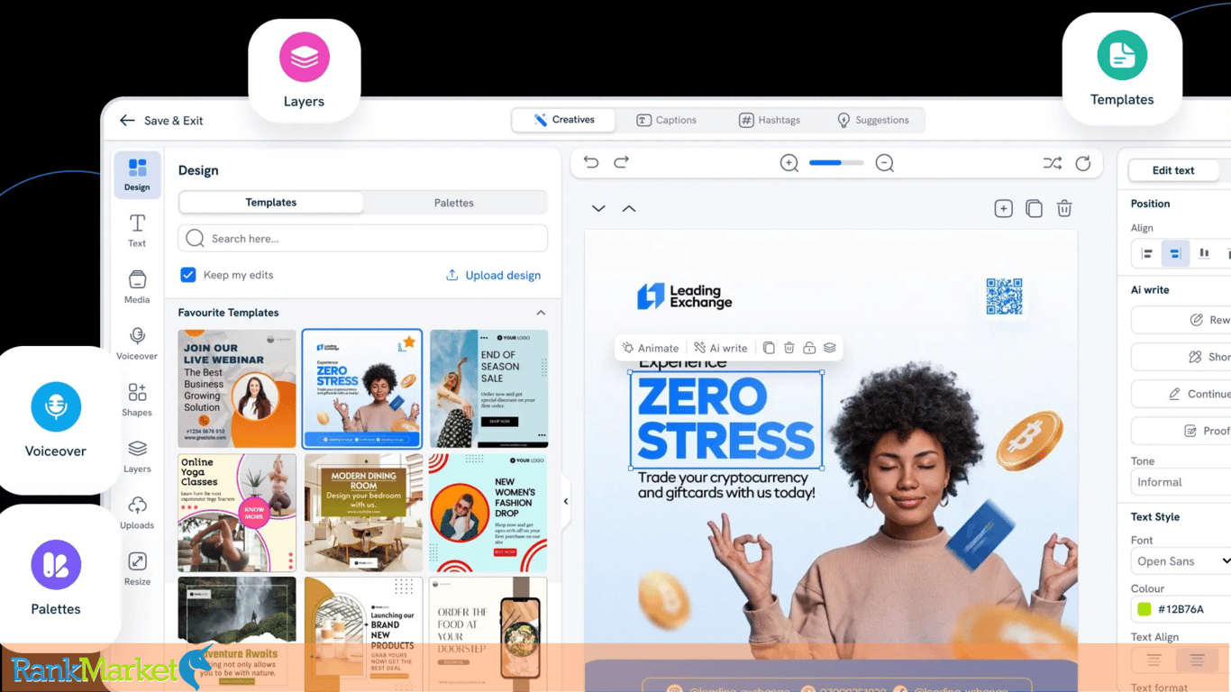 Predis.ai Text-To-Video Feature