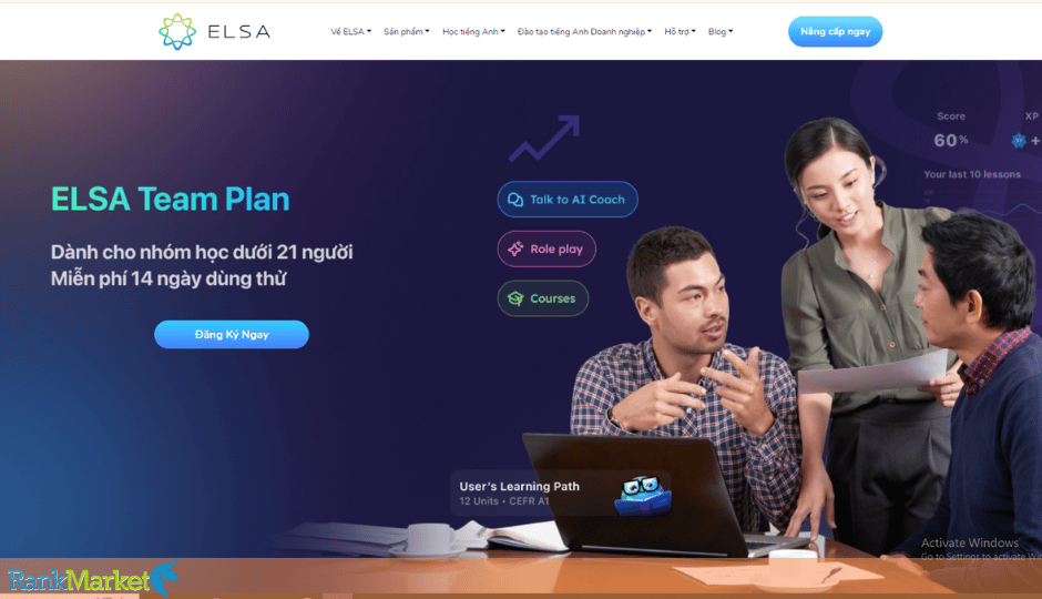 Elsa Speak Homepage