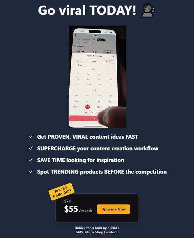 The Daily Virals Pro plan with full access to features.