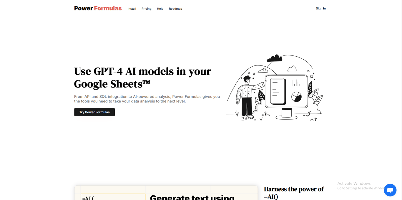 Power Formulas homepage