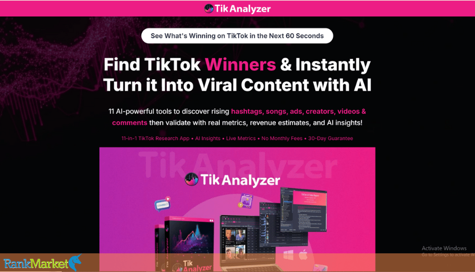 Tik Analyzer Homepage