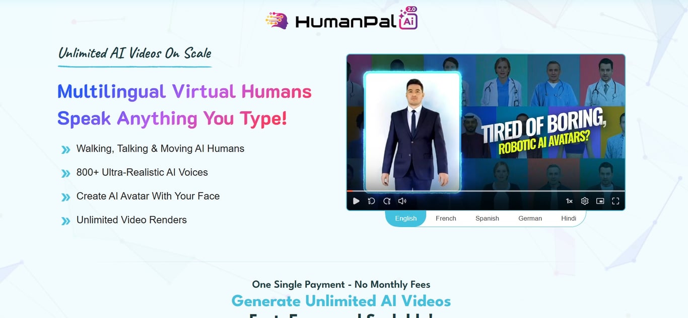 Official HumanPal 2.0 homepage