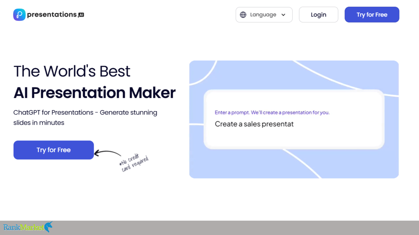 Presentations-Ai-Homepage-Modern-Interface
