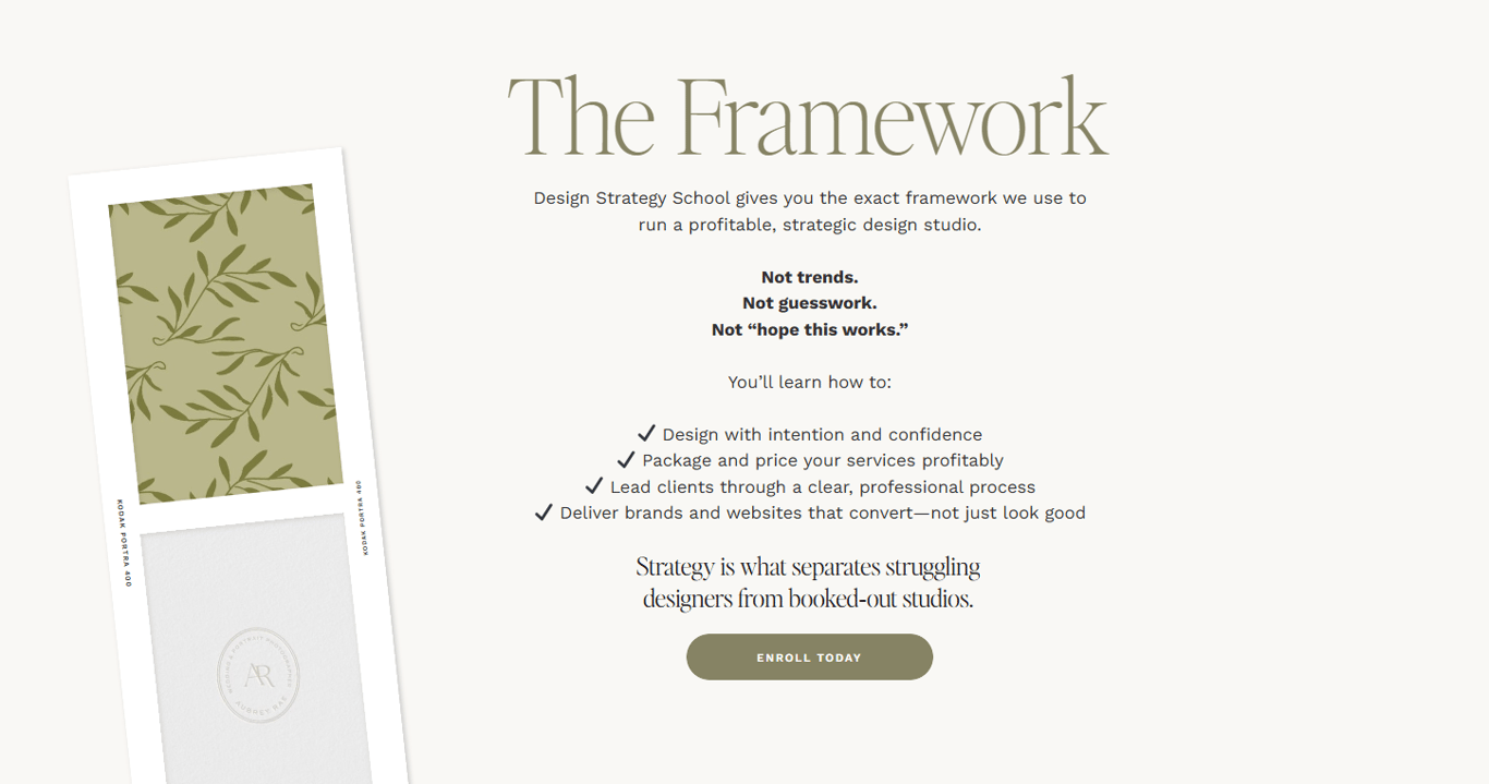 Design-Strategy-School-four-benefits-grid-covering-brand-messaging-and-lead-generation-psychology