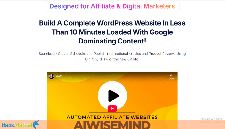 Aiwisemind Homepage