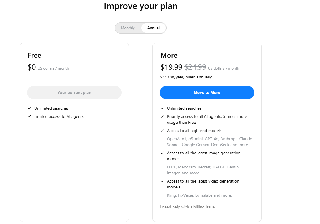 GenSpark AI pricing