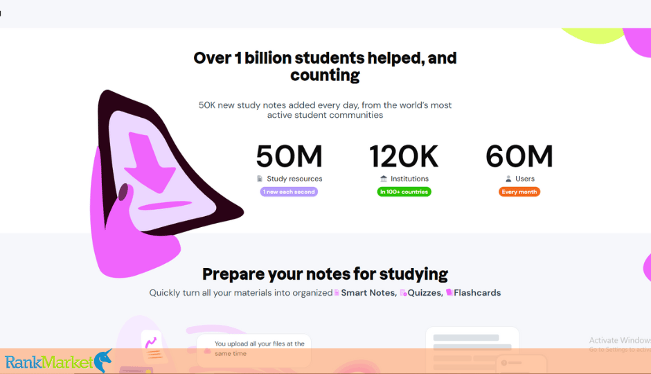 Studocu Online Study Platform Interface.