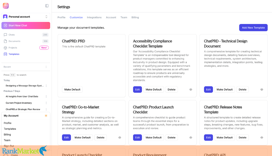 Chatprd Ai Product Requirement Document Generation Feature