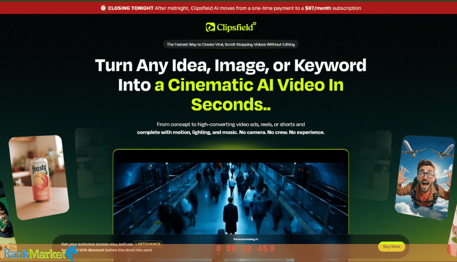 Clipsfield Ai Homepage