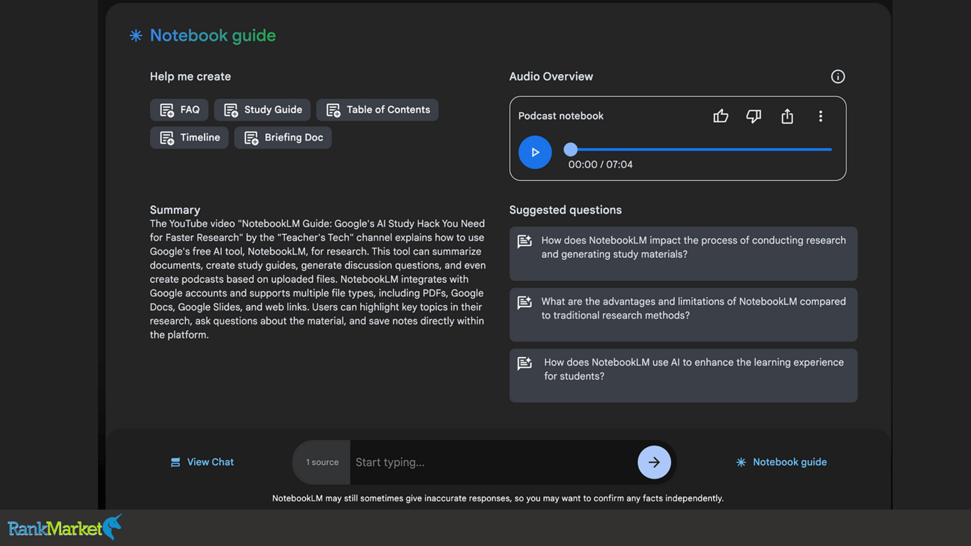 Notebooklm'S Audio Overview Interface With Two Ai Hosts Discussing Document Content