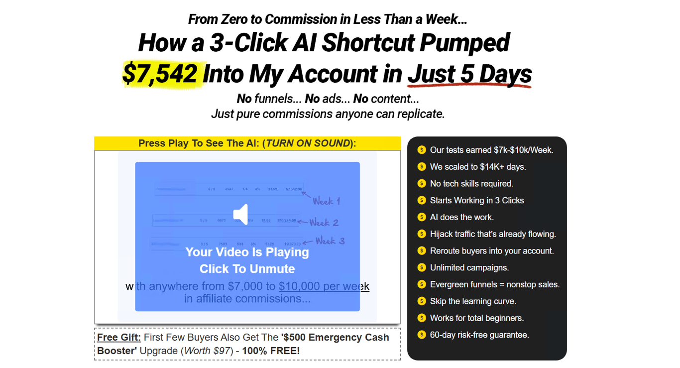 click-and-cash-ai-homepage-overview