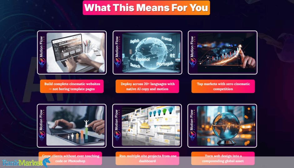 Motion Flow Web Builder + Otos