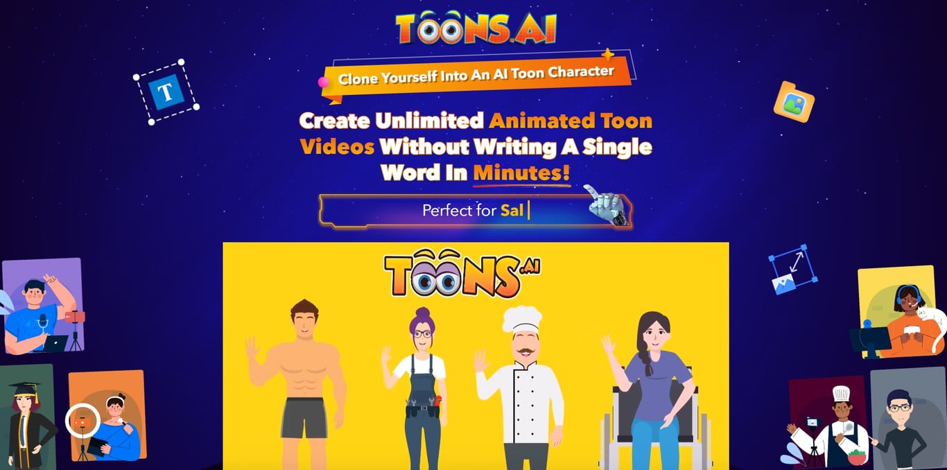 Toons.ai Homepage