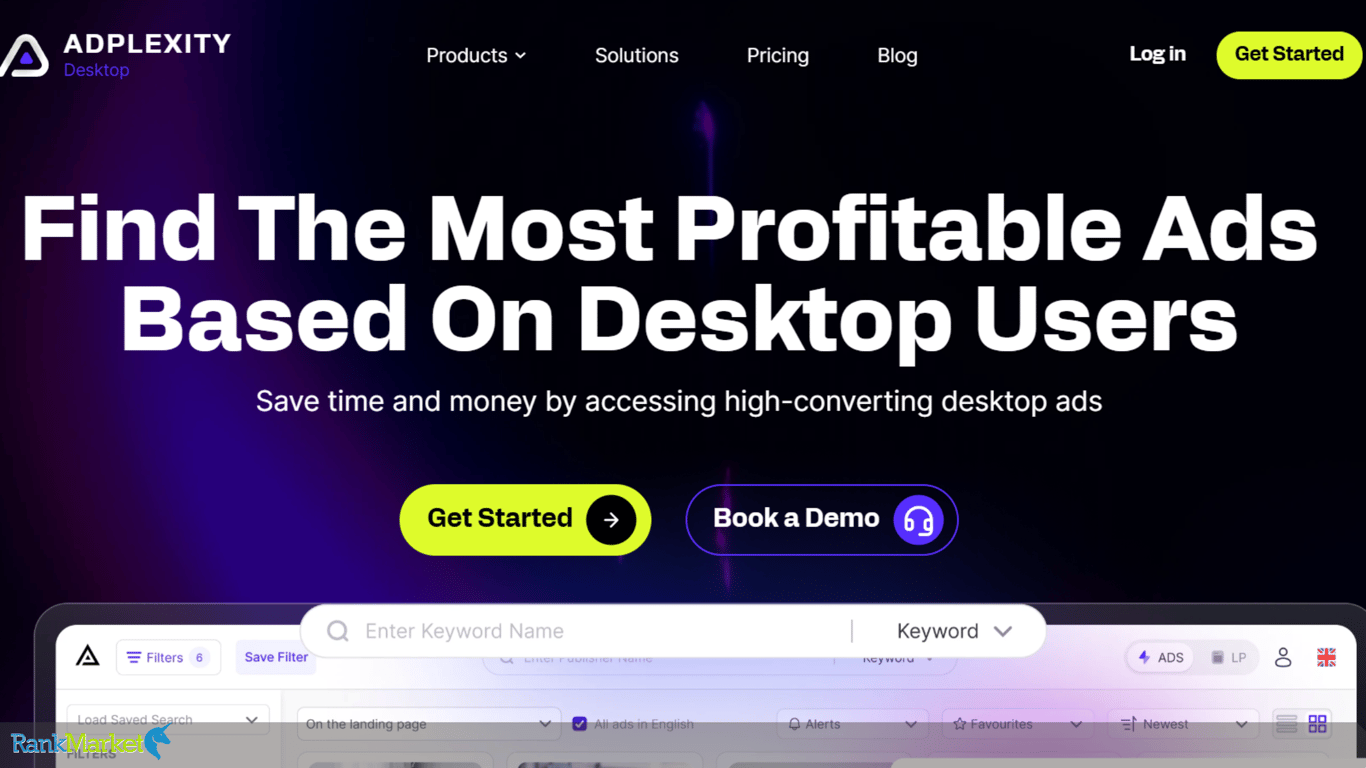 Adspy Desktop Homepage