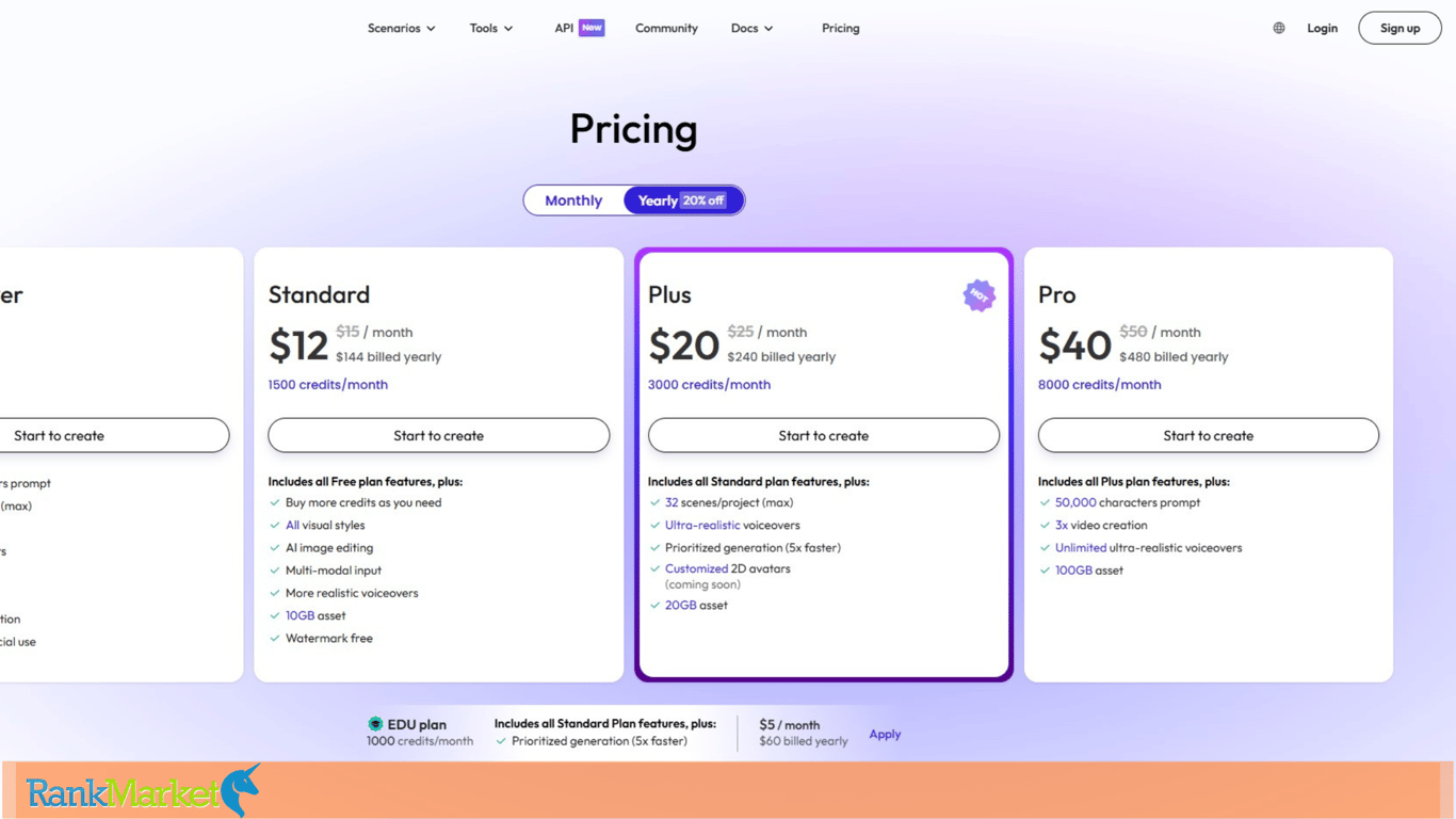 Price List Of Copyrighted Mootion Pro Accounts From The Official Website