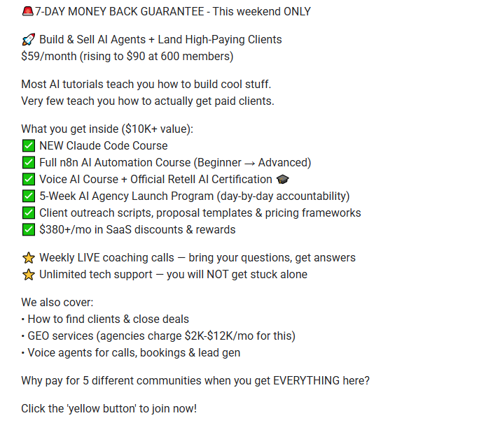 AI-Workshop-membership-benefits-including-n8n-automation-claude-code-and-retell-ai-courses
